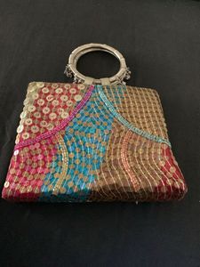 Sequin Beaded Evening Bag