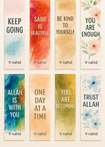 Inspirational Bookmarks - Set of 8