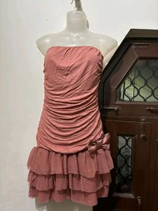 Peach Tube Dress buy