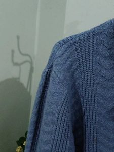 Blue Knitted Dress