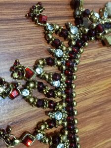 Maroon Beautiful Choker