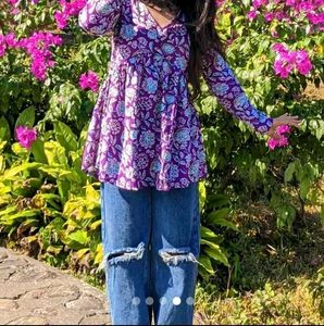 Peplum top(Size~M)+Renee perfume[15ml]