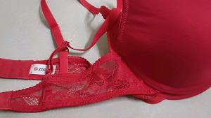 Red Padded Bra - Size 34B
