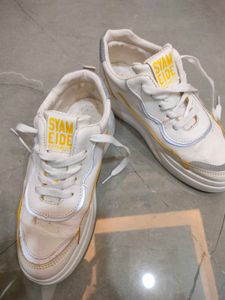 White Sneakers Women Shoes 👟
