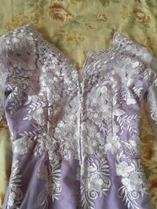 Lavender Bodycon Lace Dress
