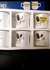 New 6 Pice Coffee Mugs Set By Somny