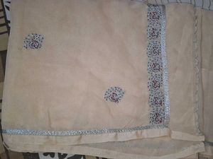 Pure Georgette Saree With Blouse
