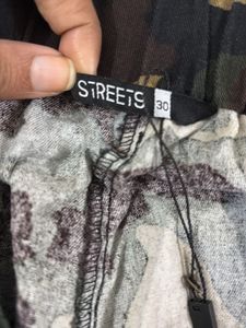 Camo Print Cargo Pants