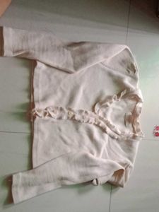 Crop Top With Lace In Front