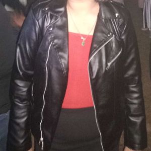 Faux Leather black Jacket