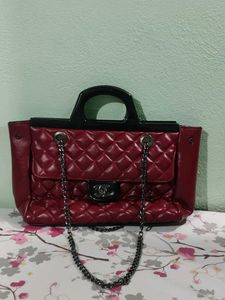 Maroon Colour Handbag