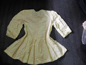 Cute Yellow Peplum Top(prettier In Real Color)