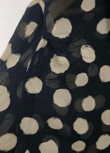 Trendy New Polka Dot Sheer Top