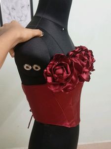 Unique Rose Corset Top