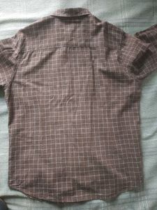 Highlander Brown White Check Shirt