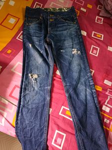 Foldable Blue Jeans