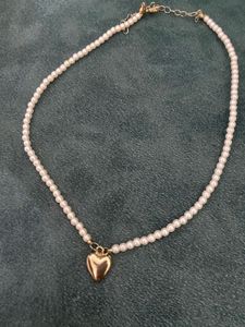 Pearl Heart Necklace