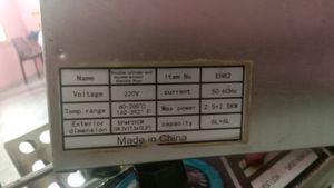 Electric Frier Double Tank
