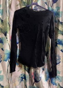 Floral Mesh Top