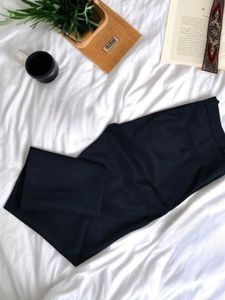 Men Textured Slim Fit Semi Formal Trouser Pant