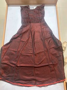 Beutiful Brown Ethnic Gown