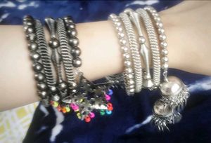 Oxidised Silver Bangles
