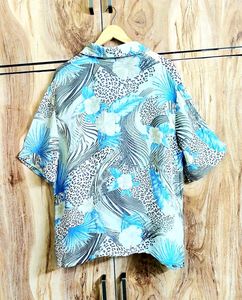 Grey Printed Shirt Size-44