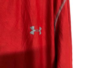 Under Armour Red Long Sleeve T Shirt