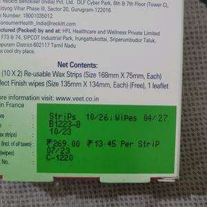 Veet Waxing Strips (14 Strip)
