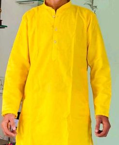 Yellow Cotton Kurta good condition