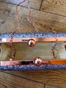 Sparkly Silver Clutch