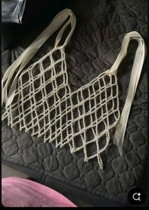 Pearl Body Chain Top