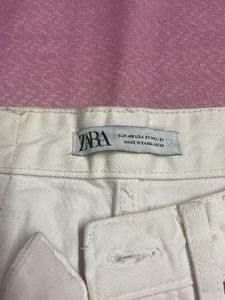 Zara Man Original Shorts White