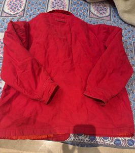 Red Vintage Style Winter Jacket