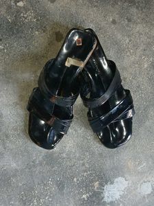 Black FANCY  Slippers