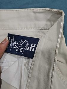 Off White Formal/casual Pant