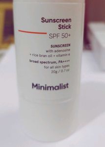 SPF 50 Sunscreen Stick. 💌