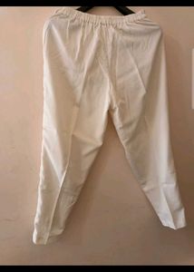 Elegant White Embroidered Kurta Set