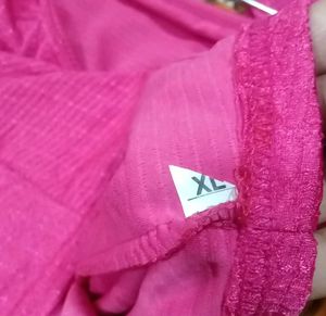 Magenta Pink Stretchable Blouse