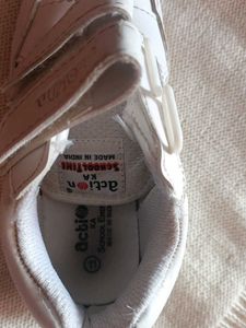White Action Baby Shoe