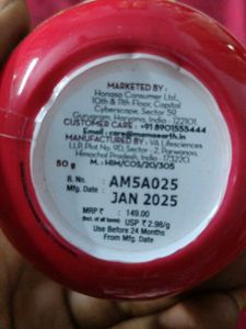 Mamaearth Beetroot Cream