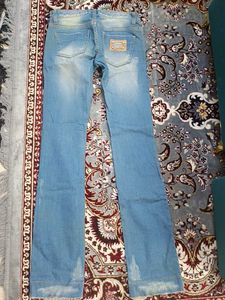 D&amp;G Distressed Flare Jeans