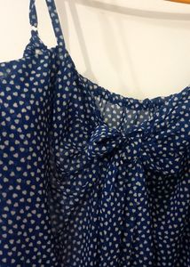 Blue Strappy Top