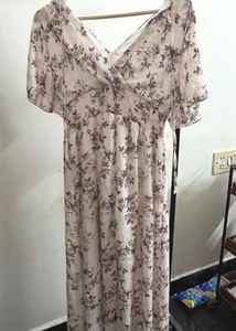 Floral V-Neck Maxi Dress