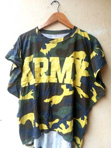 Imported ARMY Camo Print Tshirt (Women)