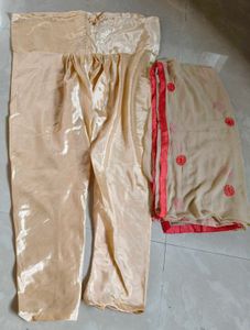 Red Embroidered Kurta