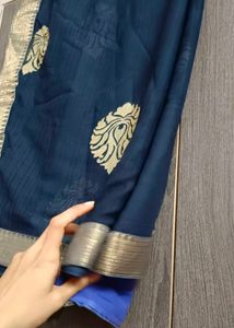New Saree With Blouse
