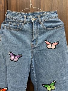 Butterfly Patch Jeans