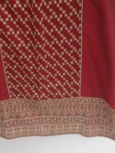 Dark Maroon Heavy Zari Embroidery Kurta