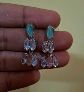 Elegant Pastel Stone Necklace &amp; Earrings Set